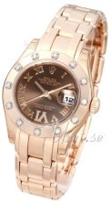 Rolex Pearlmaster 29 Brun/18 karat rosé gull Ø29 mm Rolex Pearlmaster 29 Brun/18 karat rosé gull Ø29 mm