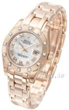 Rolex Pearlmaster 29 Hvit/18 karat rosé gull Ø29 mm Rolex Pearlmaster 29 Hvit/18 karat rosé gull Ø29 mm