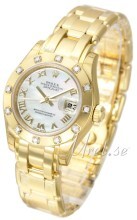 Rolex Pearlmaster 29 Hvit/18 karat gult gull Ø29 mm Rolex Pearlmaster 29 Hvit/18 karat gult gull Ø29 mm