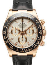Rolex Daytona Antikk hvit/Lær Ø40 mm Rolex Daytona Antikk hvit/Lær Ø40 mm