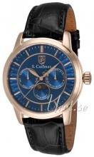 S.Coifman Blå/Lær Ø43 mm S.Coifman Blå/Lær Ø43 mm