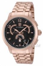 S.Coifman Sort/Rose-gulltonet stål Ø45 mm S.Coifman Sort/Rose-gulltonet stål Ø45 mm