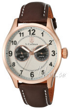 S.Coifman Sølvfarget/Lær Ø44 mm S.Coifman Sølvfarget/Lær Ø44 mm