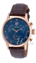 S.Coifman Dress Blå/Lær Ø42 mm S.Coifman Dress Blå/Lær Ø42 mm