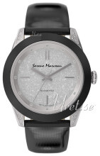 Serene Marceau Diamond Pigalle Hvit/Lær Ø38 mm Serene Marceau Diamond Pigalle Hvit/Lær Ø38 mm