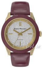Serene Marceau Diamond Pigalle Hvit/Lær Ø38 mm Serene Marceau Diamond Pigalle Hvit/Lær Ø38 mm