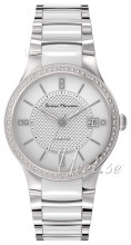 Serene Marceau Diamond Louvre Hvit/Stål Ø28 mm Serene Marceau Diamond Louvre Hvit/Stål Ø28 mm