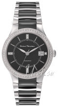 Serene Marceau Diamond Louvre Sort/Stål Ø28 mm Serene Marceau Diamond Louvre Sort/Stål Ø28 mm