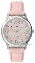 Serene Marceau Diamond Pont des Arts Rosa/Lær Ø32 mm Serene Marceau Diamond Pont des Arts Rosa/Lær Ø32 mm