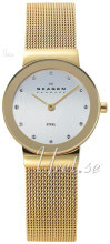 Skagen Freja Hvit/Gulltonet stål Ø26 mm Skagen Freja Hvit/Gulltonet stål Ø26 mm