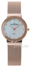 Skagen Freja Hvit/Rose-gulltonet stål Ø26 mm Skagen Freja Hvit/Rose-gulltonet stål Ø26 mm