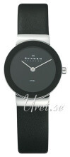 Skagen Freja Sort/Lær Ø26 mm Skagen Freja Sort/Lær Ø26 mm