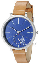Skagen Hagen Blå/Lær Ø34 mm Skagen Hagen Blå/Lær Ø34 mm