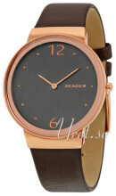 Skagen Freja Grå/Lær Ø34 mm Skagen Freja Grå/Lær Ø34 mm