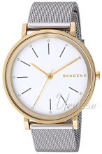 Skagen Hald Hvit/Stål Ø34 mm Skagen Hald Hvit/Stål Ø34 mm