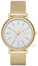 Skagen Hald Hvit/Gulltonet stål Ø34 mm Skagen Hald Hvit/Gulltonet stål Ø34 mm