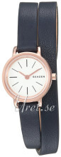 Skagen Hagen Hvit/Lær Ø20 mm Skagen Hagen Hvit/Lær Ø20 mm
