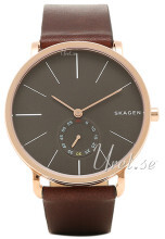 Skagen Hagen Sort/Lær Ø40 mm Skagen Hagen Sort/Lær Ø40 mm