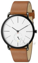Skagen Hagen Hvit/Lær Ø40 mm Skagen Hagen Hvit/Lær Ø40 mm