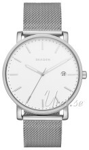 Skagen Hagen Hvit/Stål Ø40 mm Skagen Hagen Hvit/Stål Ø40 mm