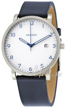 Skagen Hagen Hvit/Lær Ø40 mm Skagen Hagen Hvit/Lær Ø40 mm