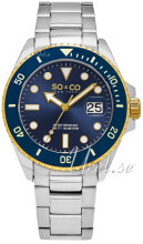So & Co New York Yacht Timer Blå/Stål Ø40 mm So & Co New York Yacht Timer Blå/Stål Ø40 mm