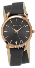 So & Co New York SoHo Grå/Lær Ø36 mm So & Co New York SoHo Grå/Lær Ø36 mm
