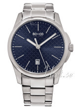 So & Co New York Madison Blå/Stål Ø42 mm So & Co New York Madison Blå/Stål Ø42 mm