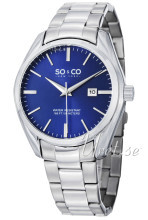 So & Co New York Madison Blå/Stål Ø42 mm So & Co New York Madison Blå/Stål Ø42 mm