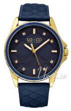 So & Co New York SoHo Blå/Lær Ø38 mm So & Co New York SoHo Blå/Lær Ø38 mm