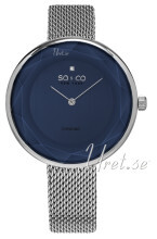 So & Co New York SoHo Blå/Stål Ø38 mm So & Co New York SoHo Blå/Stål Ø38 mm