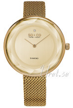 So & Co New York SoHo Champagnefarget/Gulltonet stål Ø38 mm So & Co New York SoHo Champagnefarget/Gulltonet stål Ø38 mm