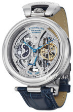 Stührling Original Sølvfarget/Lær Ø49 mm Stührling Original Sølvfarget/Lær Ø49 mm