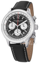 Stührling Original Sort/Lær Ø42 mm Stührling Original Sort/Lær Ø42 mm