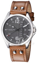 Stührling Original Aviator Grå/Lær Ø44 mm Stührling Original Aviator Grå/Lær Ø44 mm