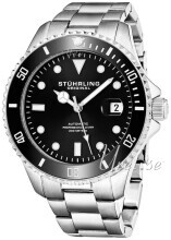 Stührling Original Aquadiver Regatta Sort/Stål Ø42 mm Stührling Original Aquadiver Regatta Sort/Stål Ø42 mm