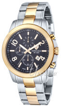 Swiss Eagle Weisshorn Sort/Gulltonet stål Ø44 mm Swiss Eagle Weisshorn Sort/Gulltonet stål Ø44 mm