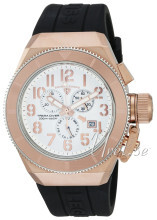 Swiss Legend Hvit/Gummi Ø46 mm Swiss Legend Hvit/Gummi Ø46 mm