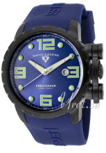 Swiss Legend Ambassador Blå/Gummi Ø47 mm Swiss Legend Ambassador Blå/Gummi Ø47 mm