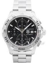 TAG Heuer Aquaracer Calibre 16 Automatic Chronograph Sort/Stål Ø TAG Heuer Aquaracer Calibre 16 Automatic Chronograph Sort/Stål Ø