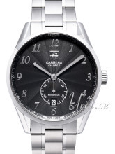 TAG Heuer Carrera Calibre 6 Heritage Automatic Sort/Stål Ø39 mm TAG Heuer Carrera Calibre 6 Heritage Automatic Sort/Stål Ø39 mm