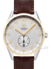 TAG Heuer Carrera Calibre 6 Heritage Automatic Sølvfarget/Lær Ø3 TAG Heuer Carrera Calibre 6 Heritage Automatic Sølvfarget/Lær Ø3