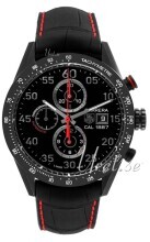 TAG Heuer Carrera Calibre 1887 Sort/Lær Ø43 mm TAG Heuer Carrera Calibre 1887 Sort/Lær Ø43 mm