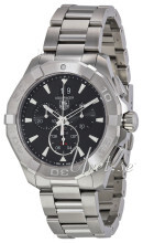 TAG Heuer Aquaracer Chronograph Sort/Stål Ø43 mm TAG Heuer Aquaracer Chronograph Sort/Stål Ø43 mm