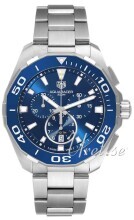 TAG Heuer Aquaracer Chronograph Blå/Stål Ø43 mm TAG Heuer Aquaracer Chronograph Blå/Stål Ø43 mm