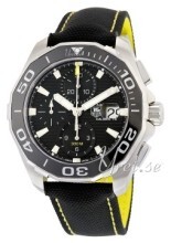 TAG Heuer Aquaracer Chronograph Sort/Tekstil Ø43 mm TAG Heuer Aquaracer Chronograph Sort/Tekstil Ø43 mm