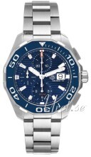 TAG Heuer Aquaracer Chronograph Blå/Stål Ø43 mm TAG Heuer Aquaracer Chronograph Blå/Stål Ø43 mm