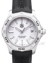 TAG Heuer Aquaracer Sølvfarget/Gummi Ø39 mm TAG Heuer Aquaracer Sølvfarget/Gummi Ø39 mm