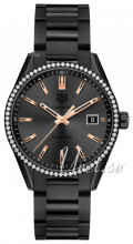 TAG Heuer Carrera Lady Sort/Stål Ø39 mm TAG Heuer Carrera Lady Sort/Stål Ø39 mm