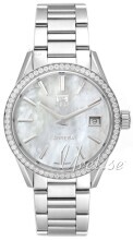 TAG Heuer Carrera Lady Hvit/Stål Ø33 mm TAG Heuer Carrera Lady Hvit/Stål Ø33 mm